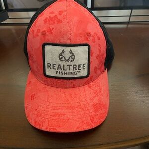 Realtree Red and Black Fishing Hat